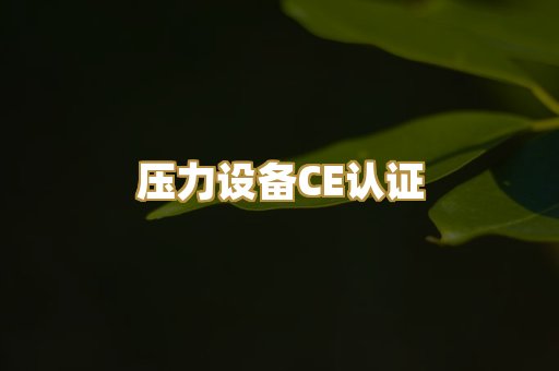 压力设备CE认证